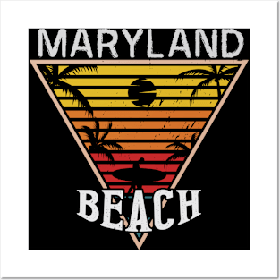 Beach happiness in Maryland Posters and Art